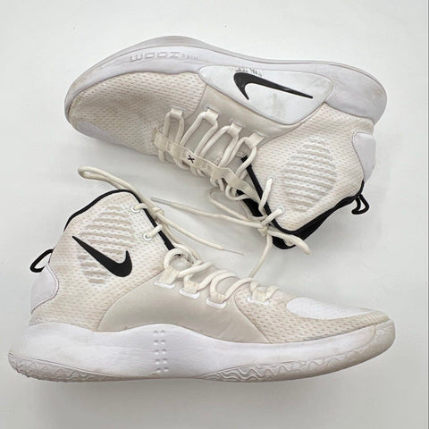 Nike Hyperdunk X Mid White Black Basketball Shoes Men's Size 10.5