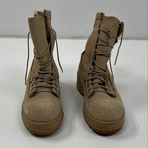 Altama Gore-Tex Army Flight Combat Crewman Boots Tan Vibram Sole Size 6R