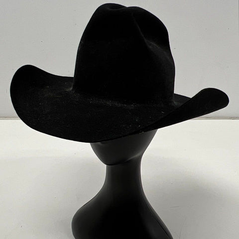 Mustang by Bailey Men's Black XXX Beaver Felt Cowboy Western Hat Made in USA