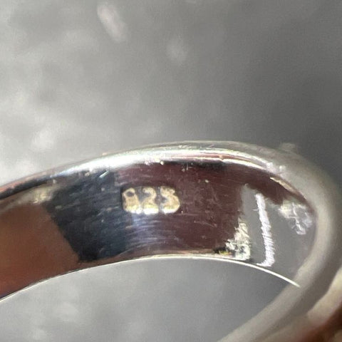 Small 925 Sterling Silver Floral Band Ring Size 4 3.06g