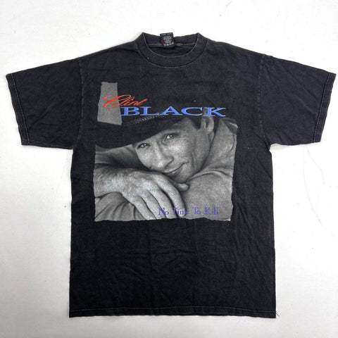 Vintage 1993 Clint Black No Time To Kill T-Shirt Single Stitch Giant Tultex XL