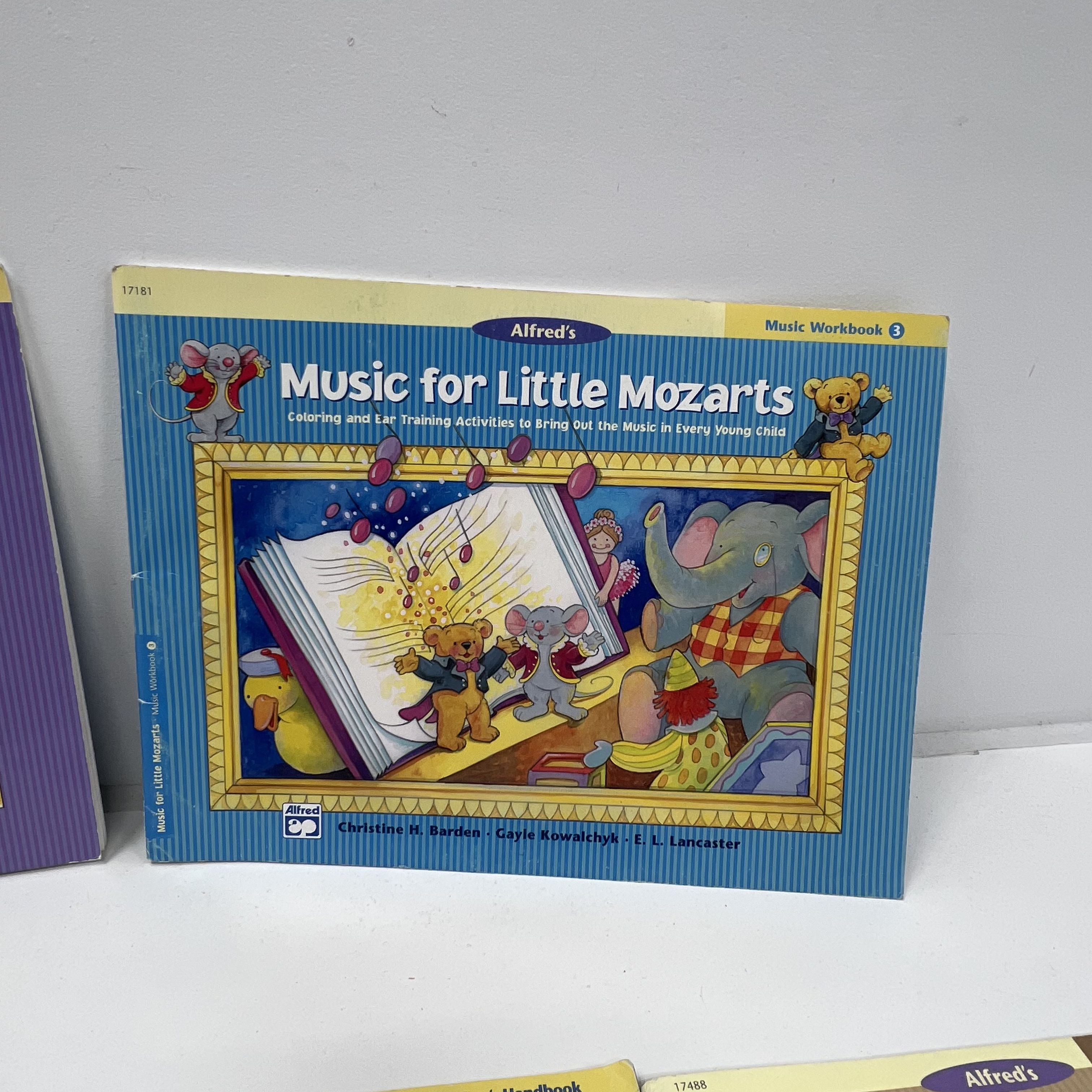 Alfred's Music For Little Mozarts Lot of 9 Music Workbooks