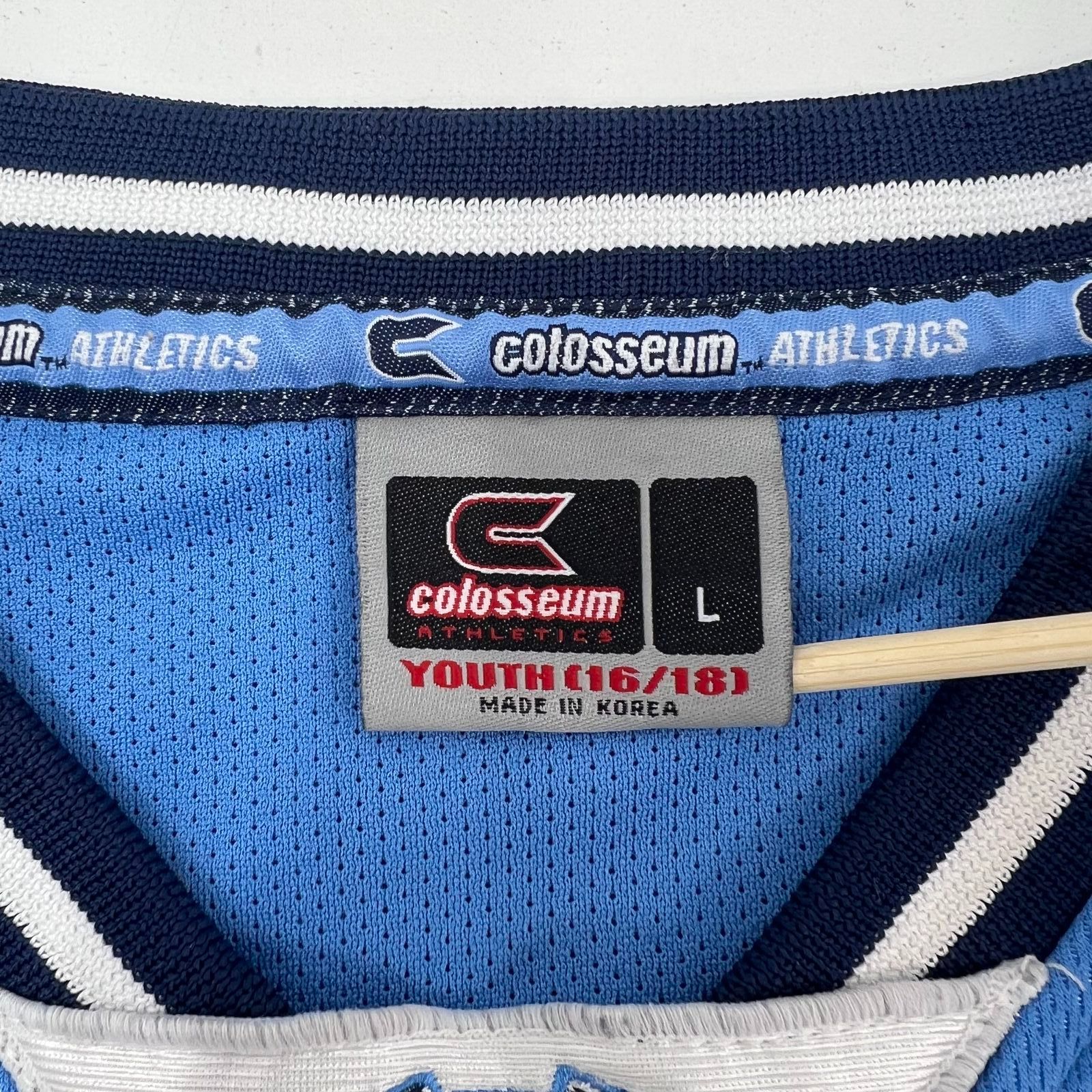 North Carolina UNC Tar Heels Basketball Jersey #2 Colosseum Athletics YOUTH Lg