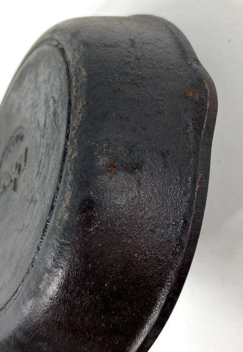 Lodge 10.25" & Unmarked 8" Cast Iron Skillet Pan Lot 2 Piece Set
