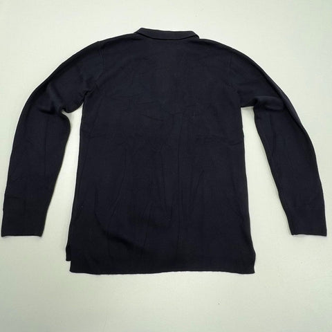 7 Diamonds St. Moritz Mens S Black Quarter Zip Pullover Sweater NWT