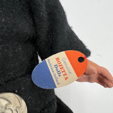 Vintage Mid-Century Doll Lot (3) Rozetta Dutch Boy Felt & Folk Art Dolls