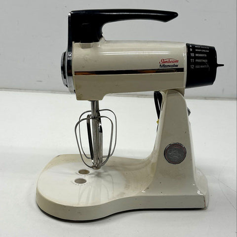Sunbeam Mixmaster 12-Speed Stand Mixer An American Classic Vintage Cream