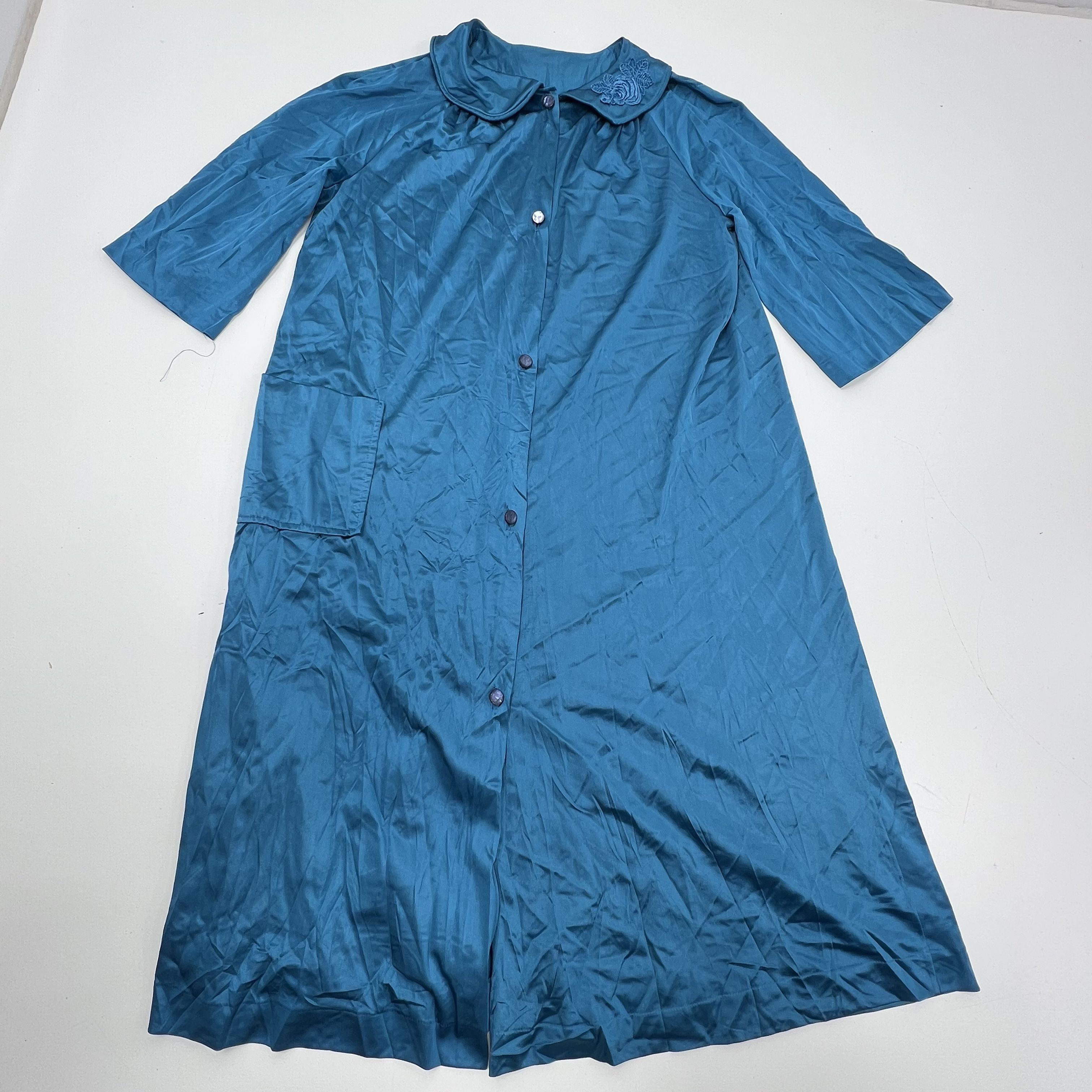 Vintage Lingerie Lot 4 Nightgown Robe Set Satin Nylon Embroidered Womens Small