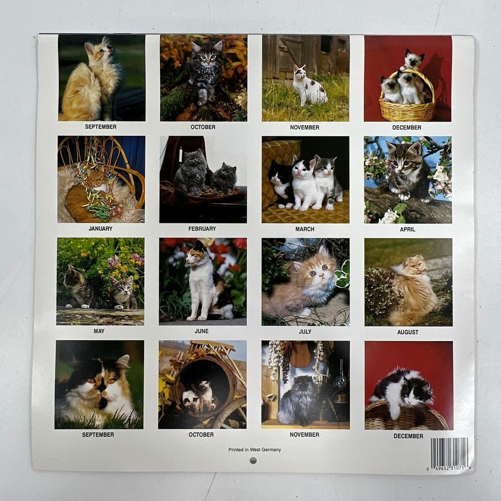 Vintage Calendar Lot 7pc 1929-1992 The Far Side Cats Liberty Schoeller's