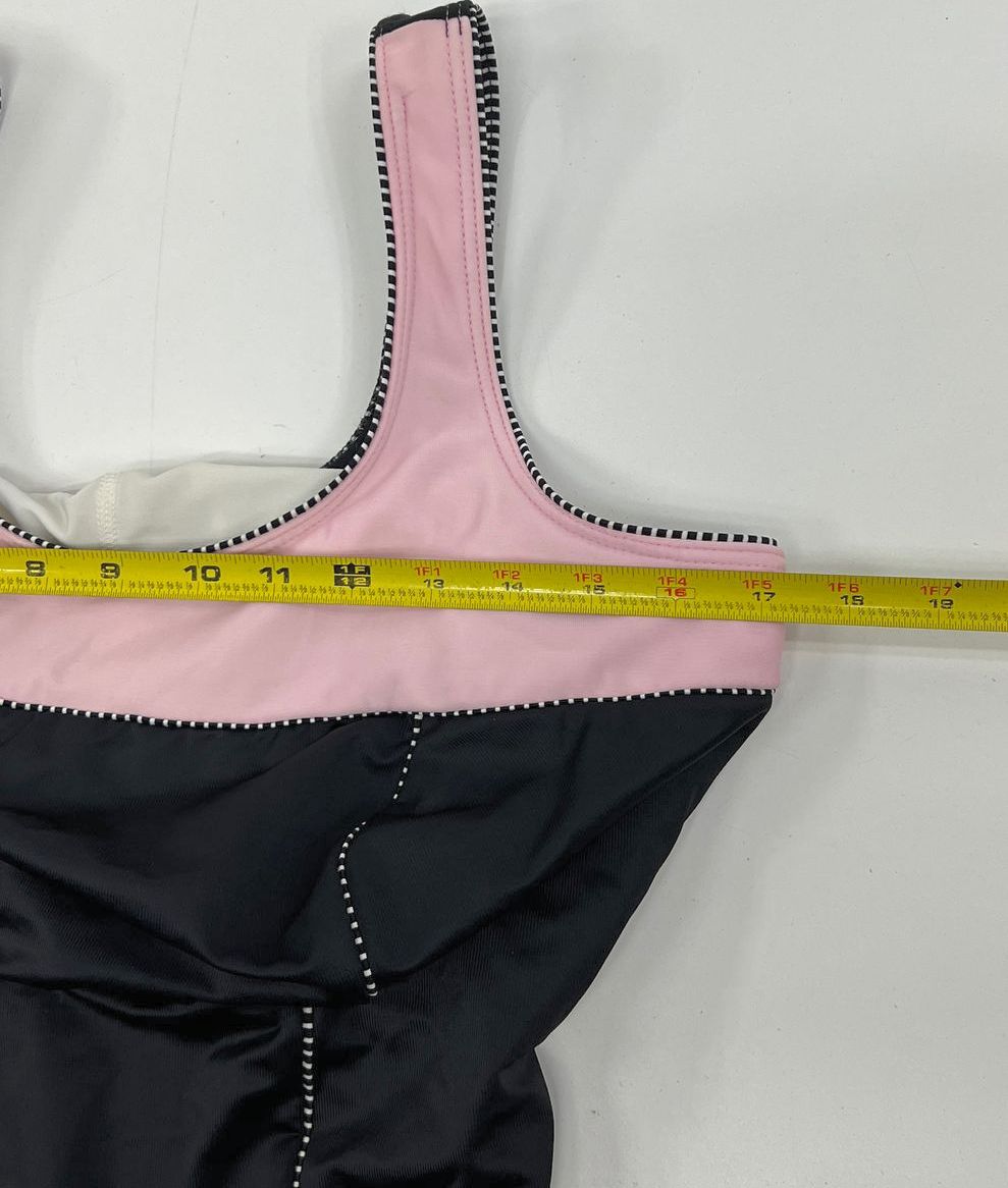 VTG Women's Miracle Suit Black & Pink Swimsuit Underwire Support - Size 16W