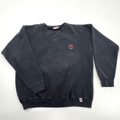 Vintage 90s Converse Chuck Taylor All Star Logo Crewneck Sweatshirt Sz L