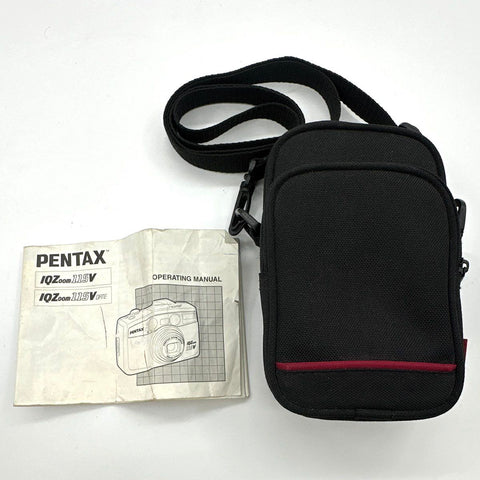 Vintage Pentax IQZoom 115V 35mm Point & Shoot Film Camera 38-115mm Lens Tested