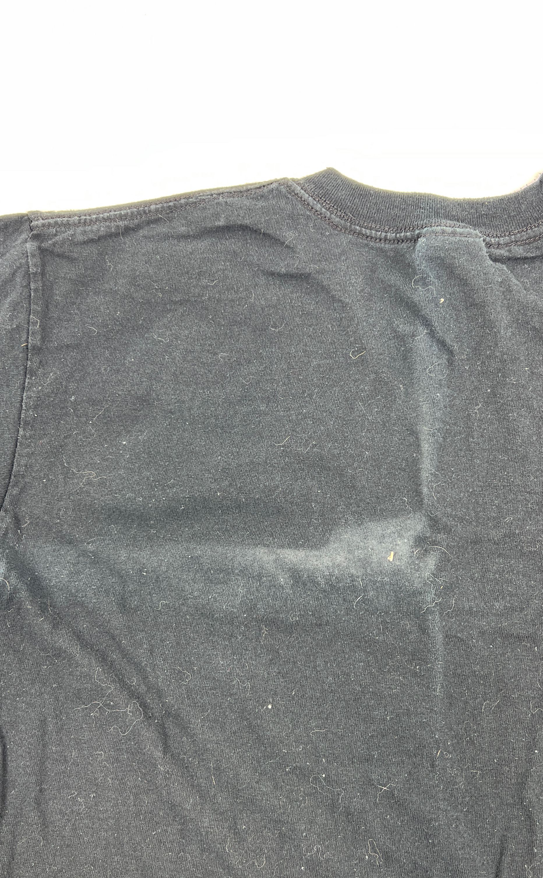 VTG Y2K Men's Black Having a Stiff One in Your Hearse T-shirt Goth - Size Medium