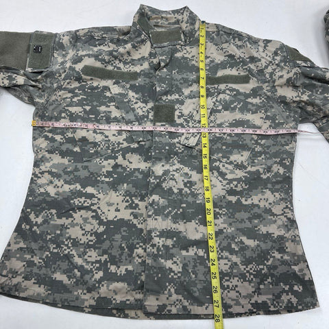 US Army ACU Digital Camo UCP Combat Uniform Coat Jacket Lot of 2 Sz S & M