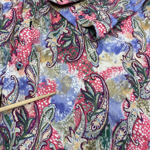 Luchiano Visconti Men's Long Sleeve Button Down Shirts Lot of 2 Multicolor Sz M