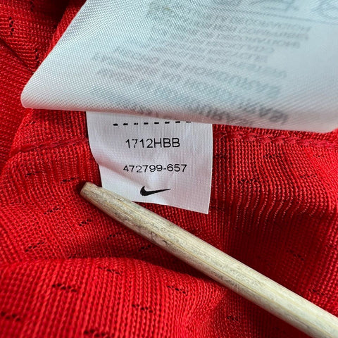 Nike Mens Kansas City Chiefs Sammy Watkins #14 Jersey Red AFC Champions Patch M