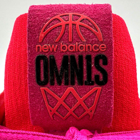 New Balance OMN1S Heat Wave Pink Red Basketball Shoes 2E Wide Size 12.5