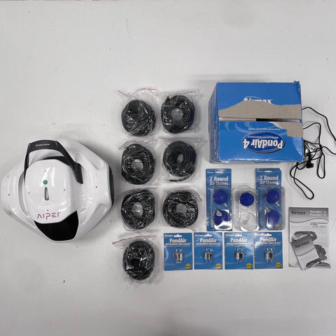 Aiper Scuba 800W Robotic Pool Cleaner & Airmax PondAir 4 Aeration Kit Lot