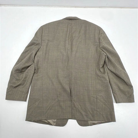 Austin Reed & Nino Cerruti Men's Suit Coat Blazer Lot 2 Wool Tan Gray Sz 48L