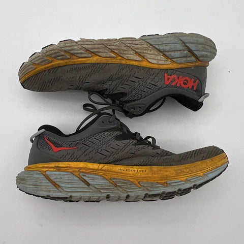 Hoka One One Gaviota 4 Castlerock Flame Men's Running Shoes Size 12