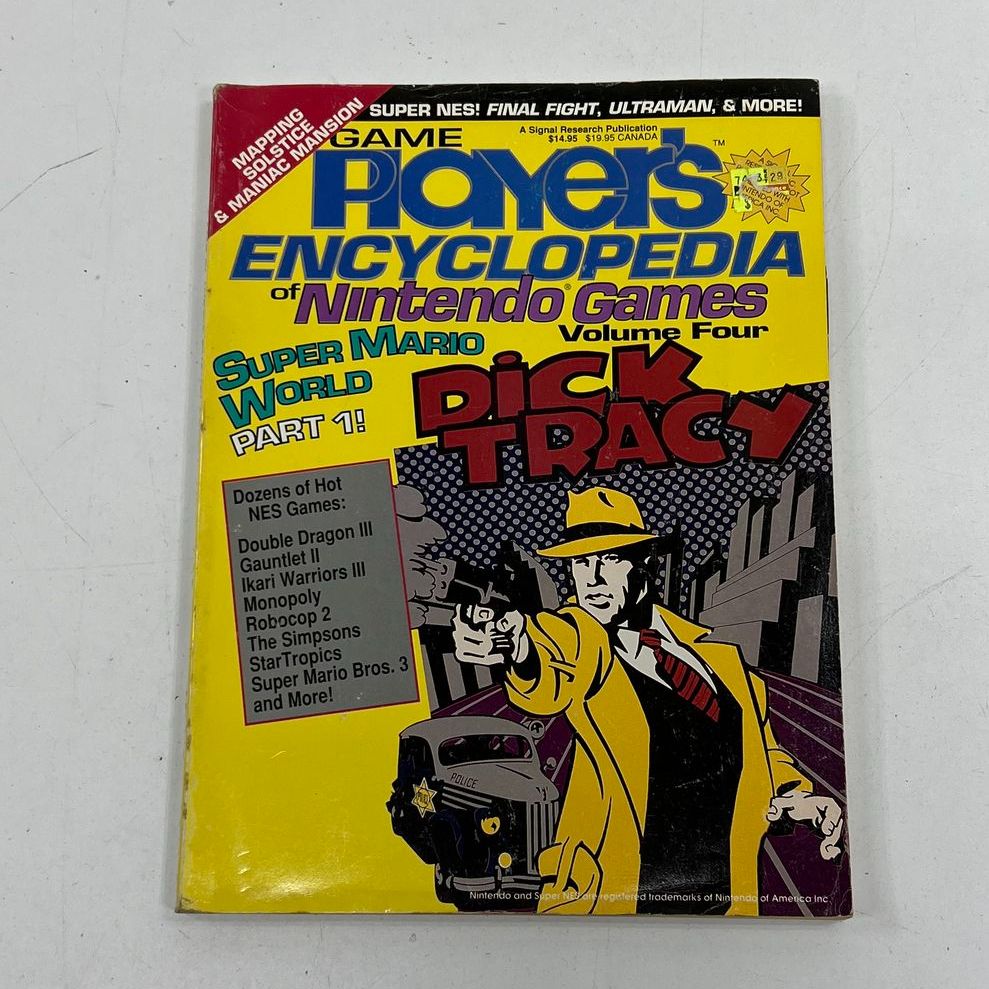 Player's Encyclopedia of Nintendo Games Volume Four 1991 Signal Research Book