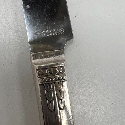 1881 Rogers Oneida Triumph Silver Plate Flatware 25pc Mixed Set Cased Vintage