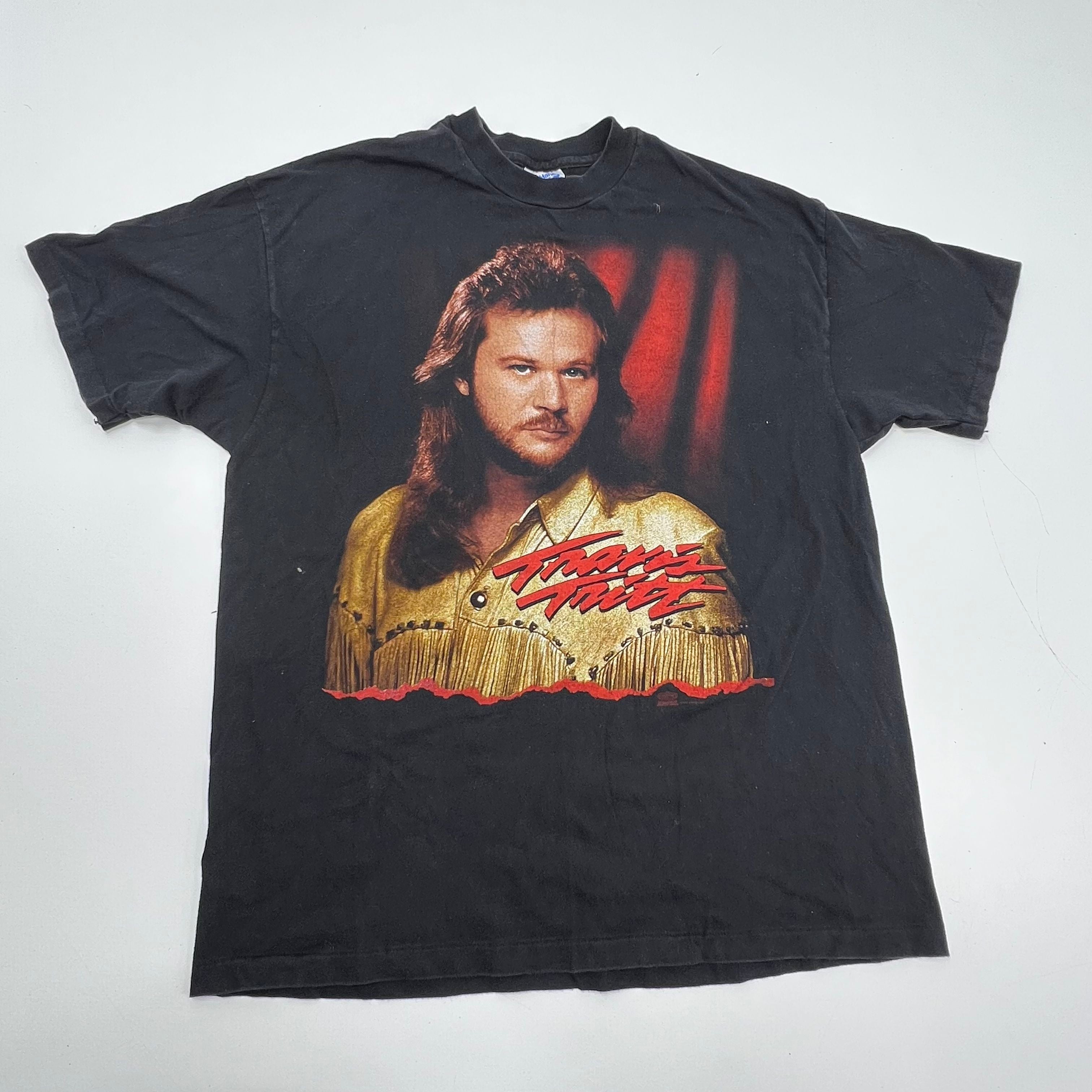 Vintage 90s Travis Tritt Tour T-Shirt Single Stitch Made in USA Sz XL