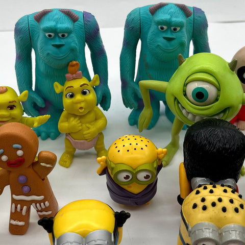McDonald's Happy Meal Toy Lot 23 Pcs Minions Shrek Incredibles Monsters Inc