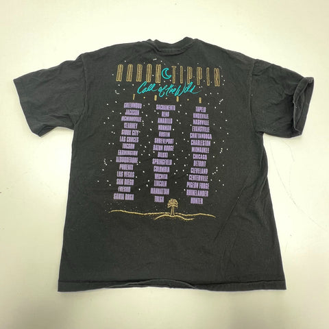 Vintage 1993 Aaron Tippin Call of the Wild Tour T-Shirt Single Stitch USA Sz L