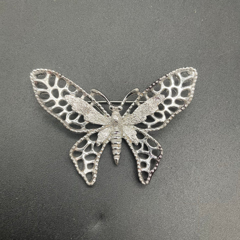 Vintage Sarah Coventry Enamel Butterfly Brooches and Stick Pin Jewelry Lot of 5