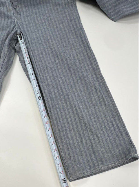 Vintage 90s Men's Blue Pinstripe Herringbone Workwear Coveralls USA Sz 48R