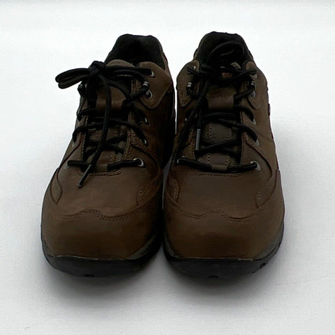 Cabela's Dry-Plus Brown Leather Low Top Hiking Shoes Men's Size 10 D