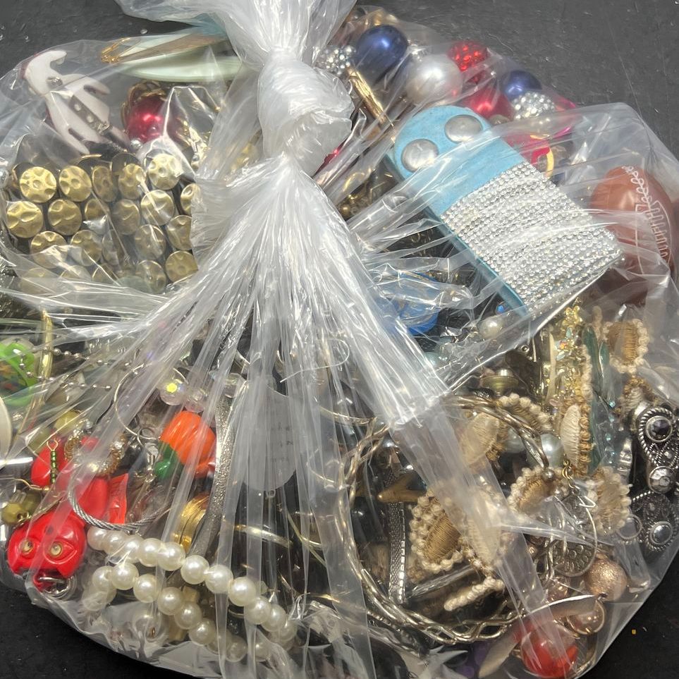 5 Lbs Broken for Craft Costume Jewelry Grab Bag