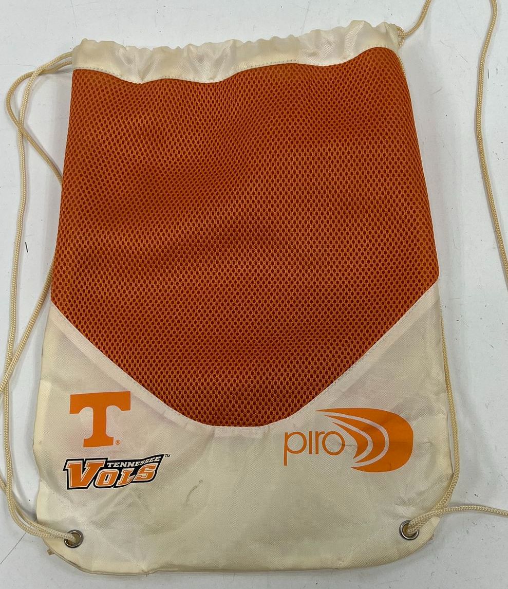 Piro Tennessee Volunteers White Orange Sneakers w/ Bag Men's Size 10.5
