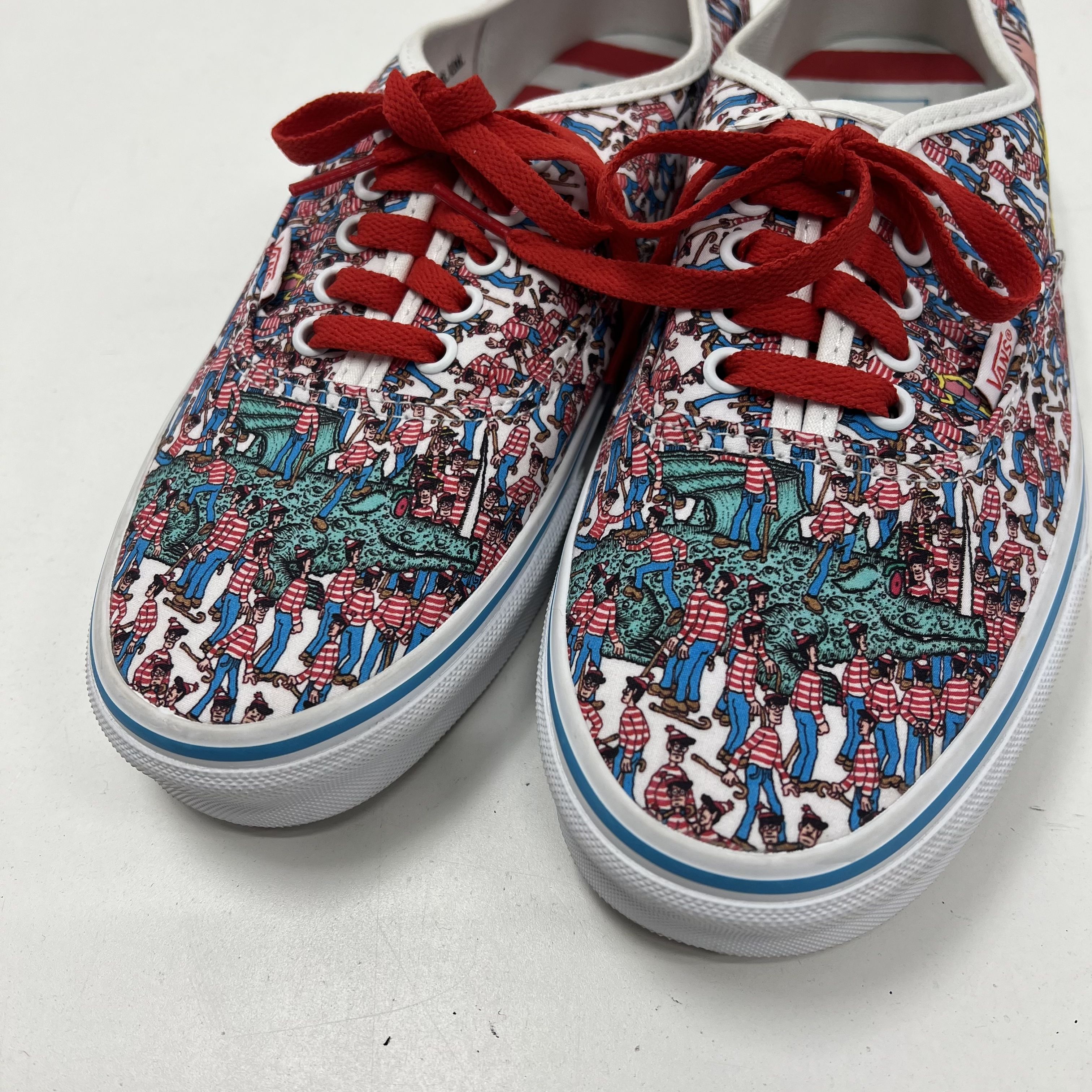 Vans Authentic Where's Waldo Battle Skate Shoes Men's Size 9