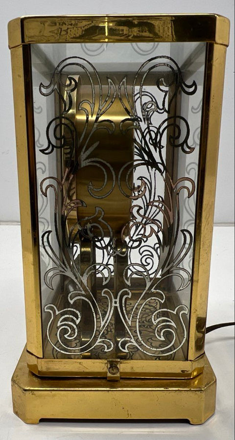Vintage Mastercrafters Electric Anniversary Style Clock Model 533 Brass Tone