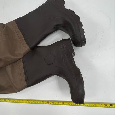 LaCrosse Duralite Waterproof Chest Waders Rubber Fishing Boots Brown