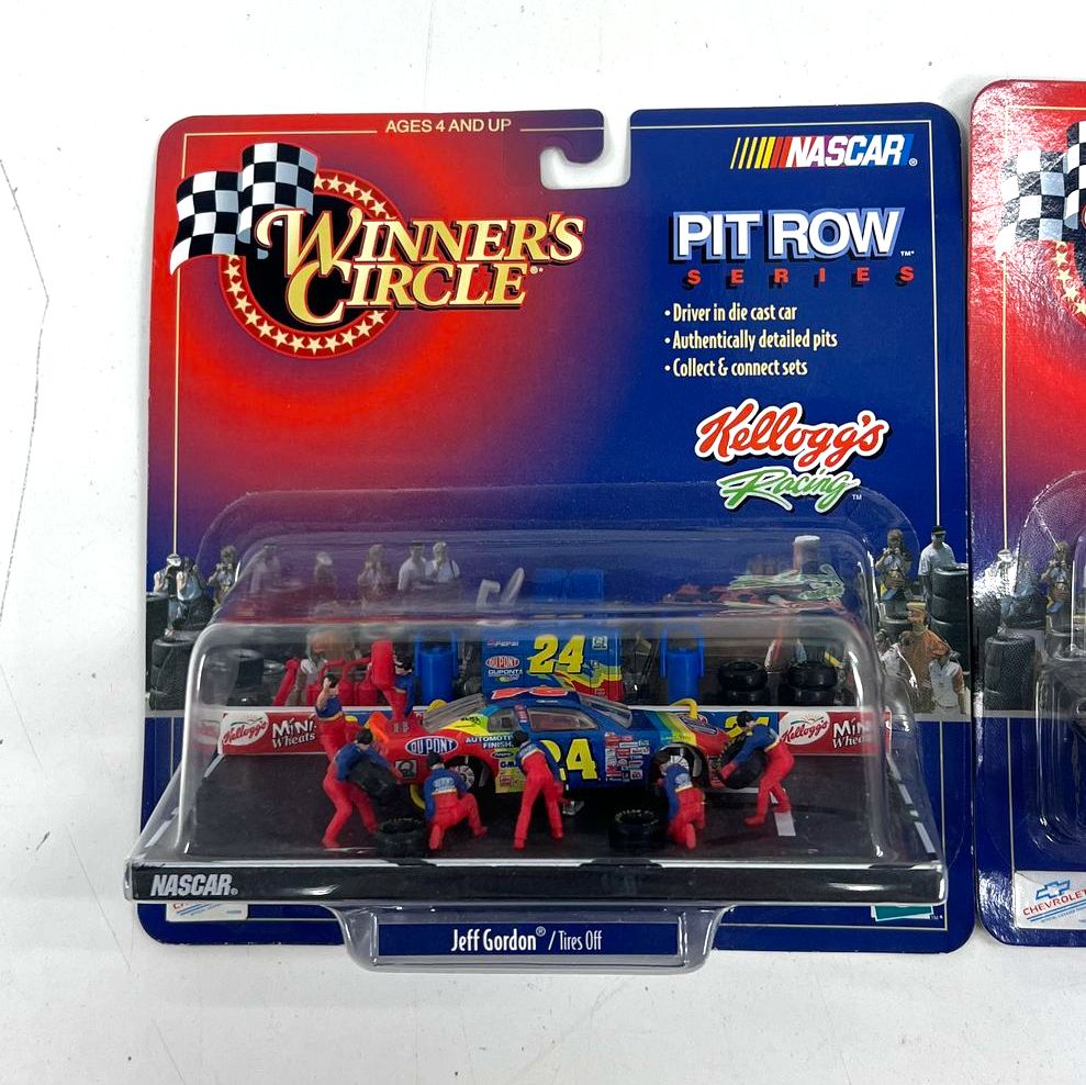 1999 Winner's Circle Jeff Gordon #24 Pit Row Diecast Lot of 2 NASCAR New Sealed