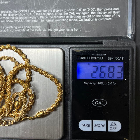 2 Monet Gold Tone Chain Necklaces