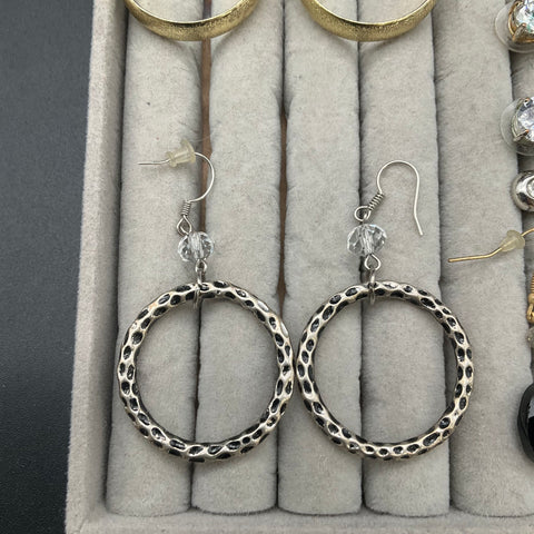 Kate Spade Sofia Vergara Lovisa Earrings Jewelry Lot 9 Pairs Hoops Studs Drops