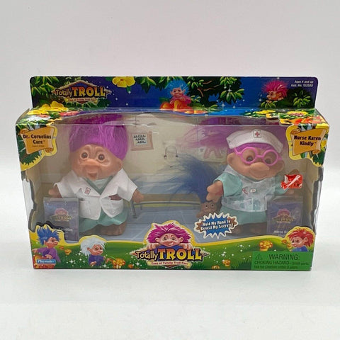 Playmates Totally Troll Dr Cornelius Care & Nurse Karen Kindly Doll Set NIB