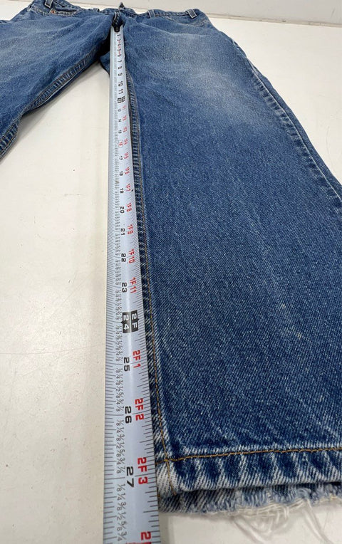 Vintage 90s Levi's Men's 505 Orange Tab Regular Fit Straight Leg Jeans 36x29