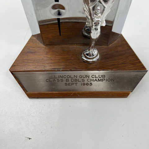 Vintage Trophy Lot 1963 Gun Club 1980s Softball Baseball MCM Marble Base