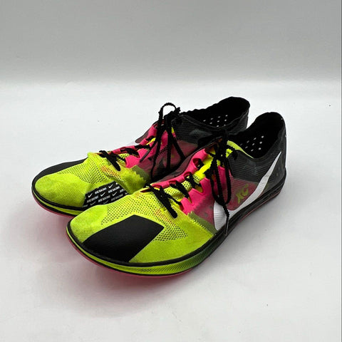 Nike ZoomX Dragonfly XC Volt Black Hyper Pink Running Spikes Size 14