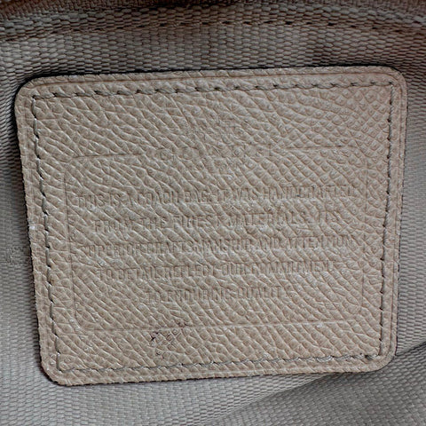 Coach Taupe Pebbled Leather Lexy Shoulder Bag Tote Gold Hardware