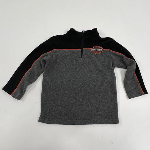 Harley-Davidson Kids Lot 2pc Moto Jacket & Fleece Pullover Sz 4T & 5