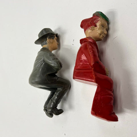 Vintage 1968 Filmways Beverly Hillbillies Jed & Granny Shelf Sitter Figures