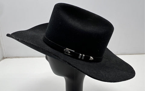 Stetson Men's Black Apache American Buffalo Collection 4X Cowboy Hat Sz 7