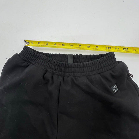 Fernida Unisex Heated Joggers Black Fleece Lined Battery Powered Pants Size M