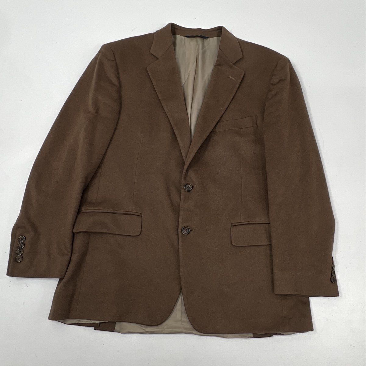 Brooks Brothers 346 Men's Brown 100% Cashmere Madison Fit Blazer